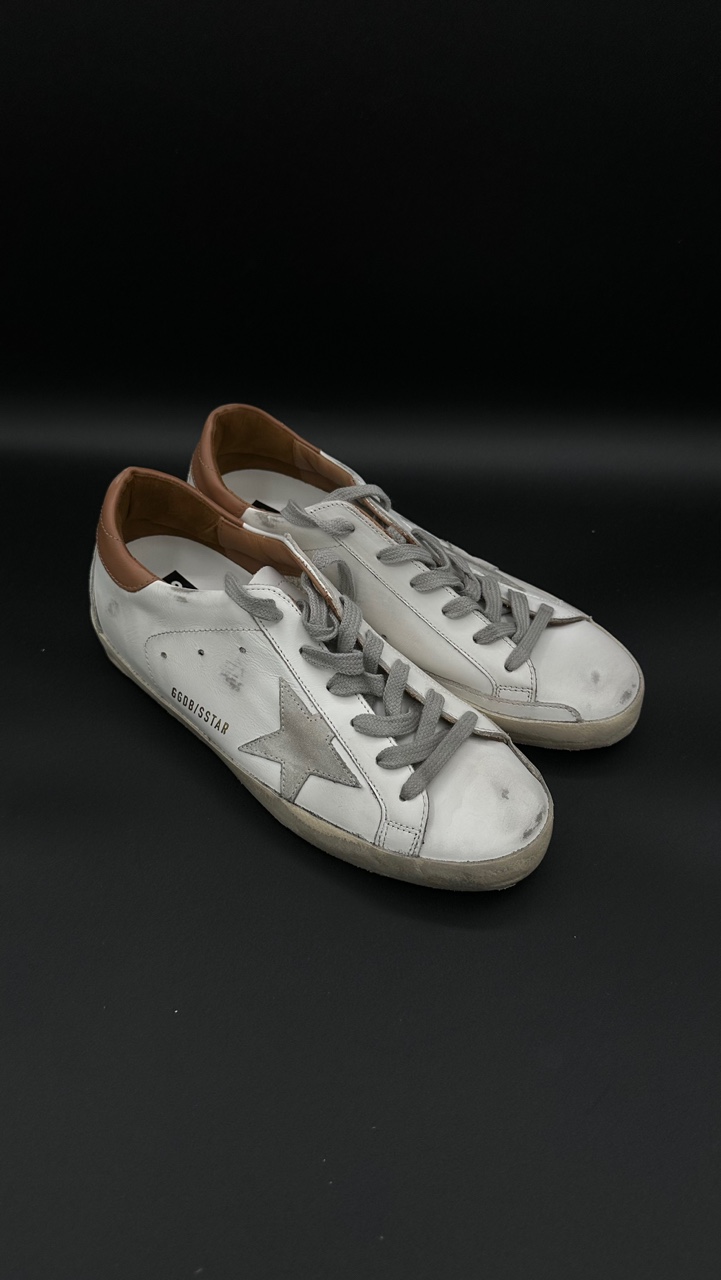 Golden Goose Superstar Brown Tab