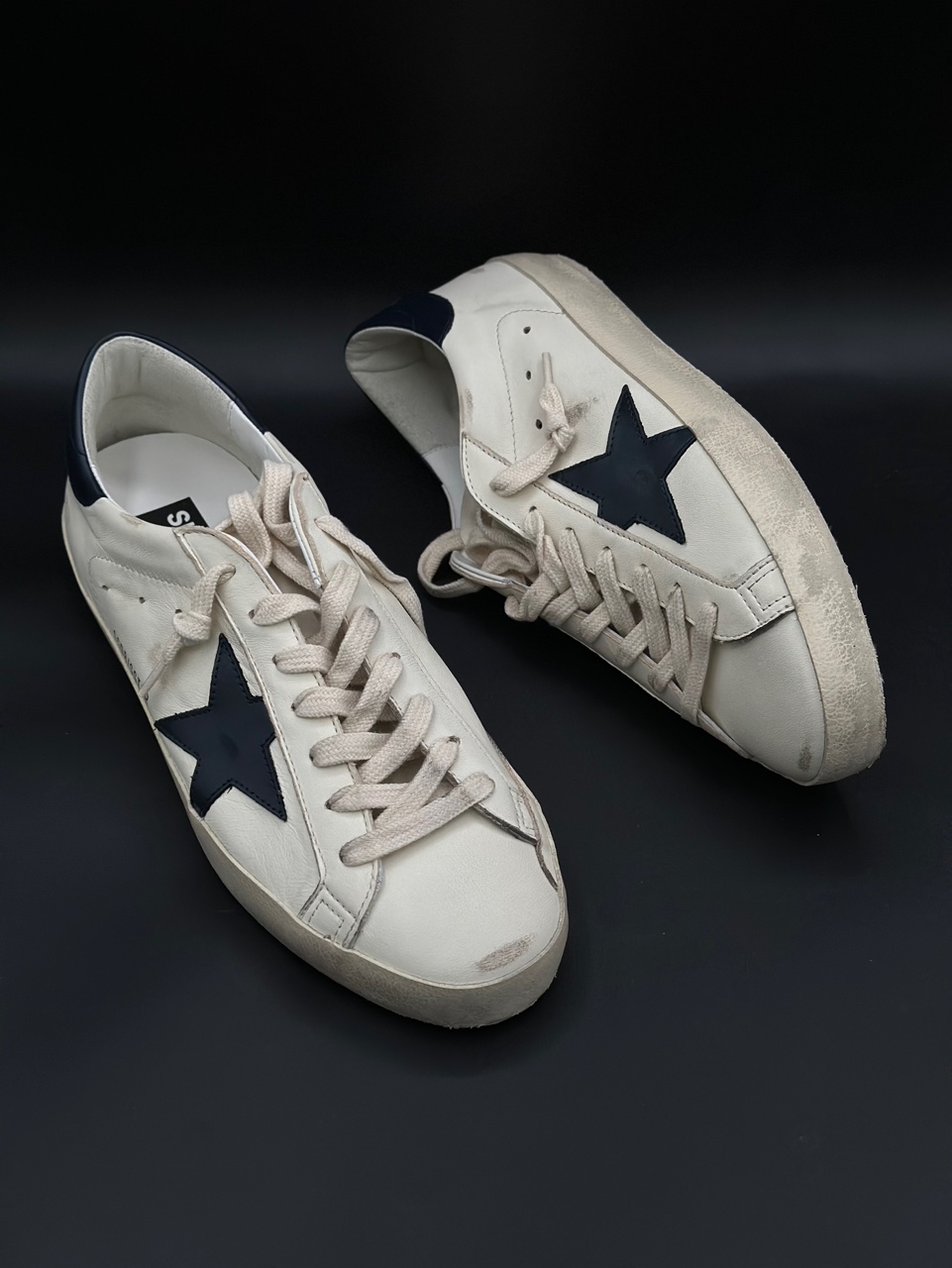 Golden Goose Beige Night Blue Tab