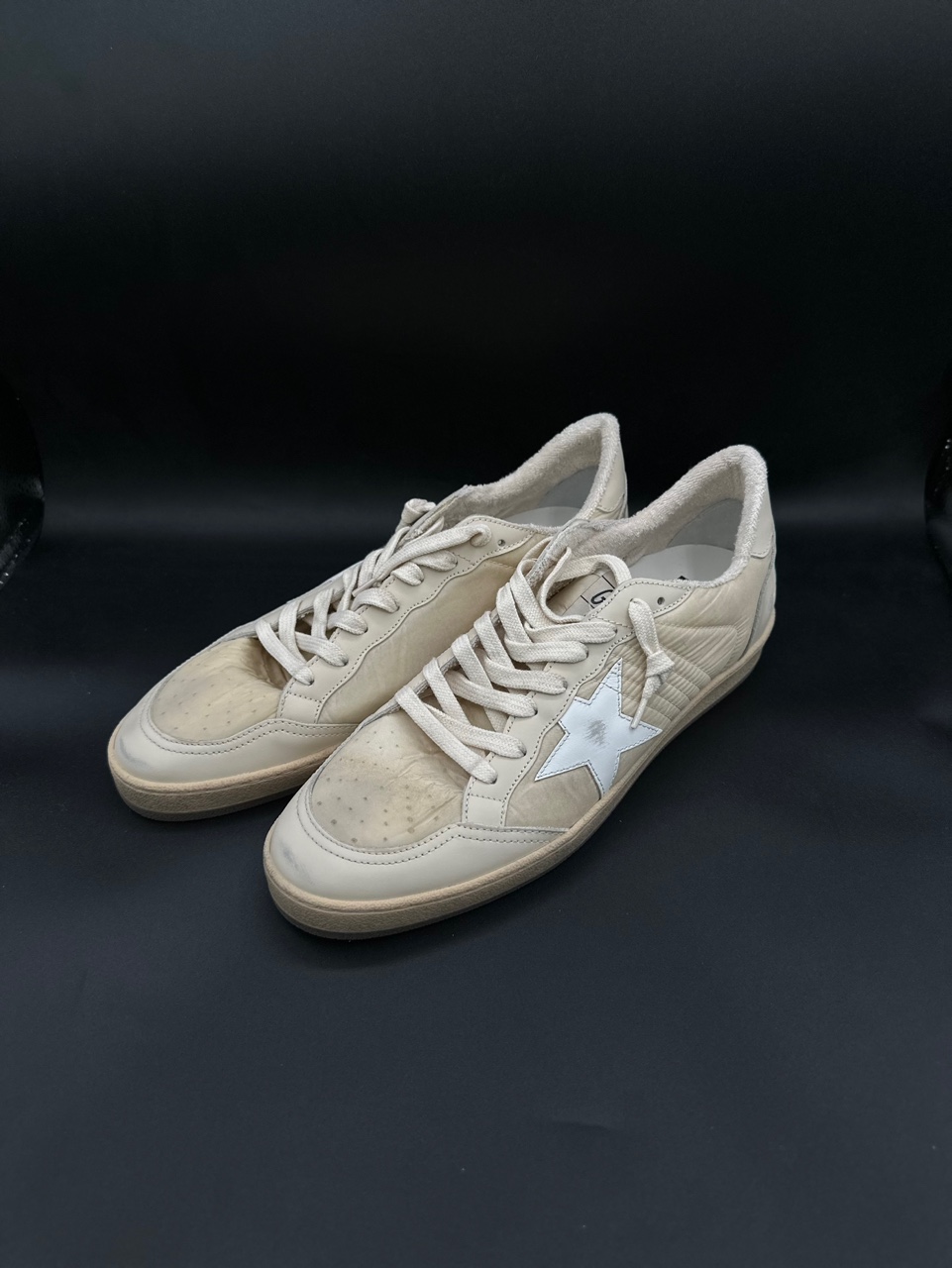 Golden Goose Ball Star Milk White